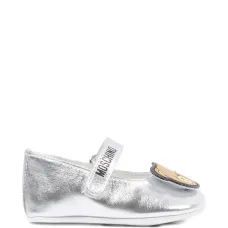 Балетки с ремешком "тедди"