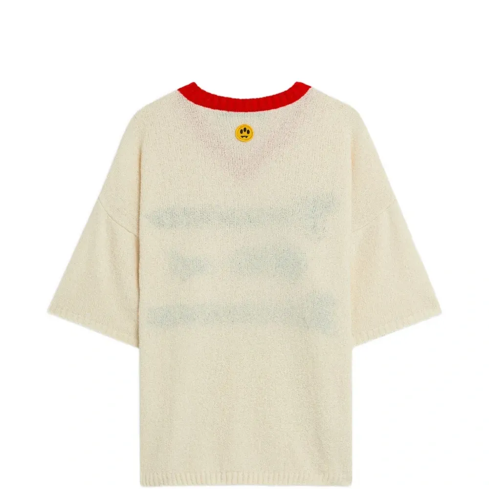 Джемпер с V-образным вырезом и короткими рукавами Джемпер с V-образным вырезом и короткими рукавами