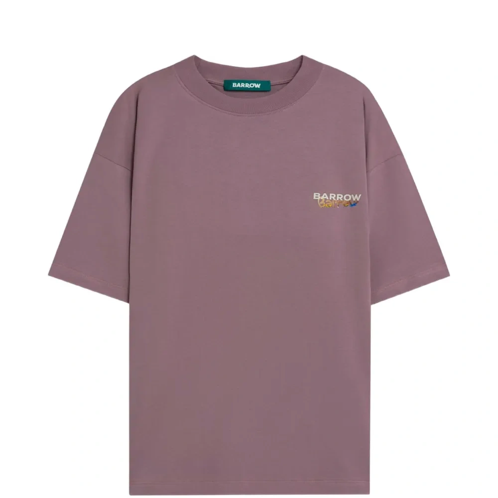 Футболка с графическим принтом и круглым вырезом