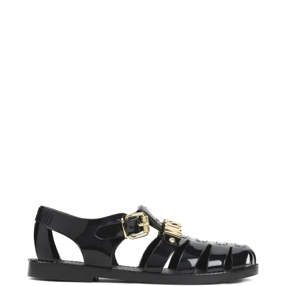 Сандалии с пряжкой с логотипом Сандалии с пряжкой с логотипом