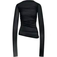 Драпированный свитер с вырезом "лодочка" Gaia