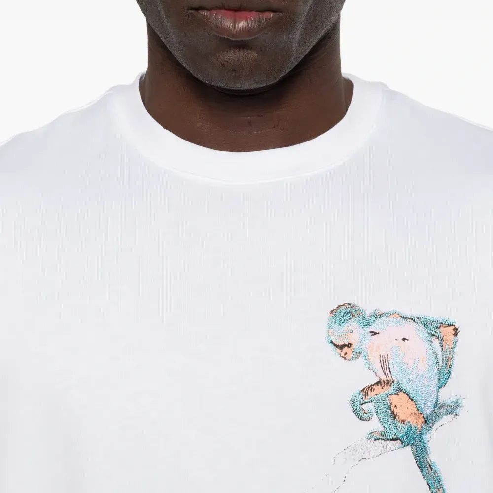 Футболка с вышивкой "обезьяна"