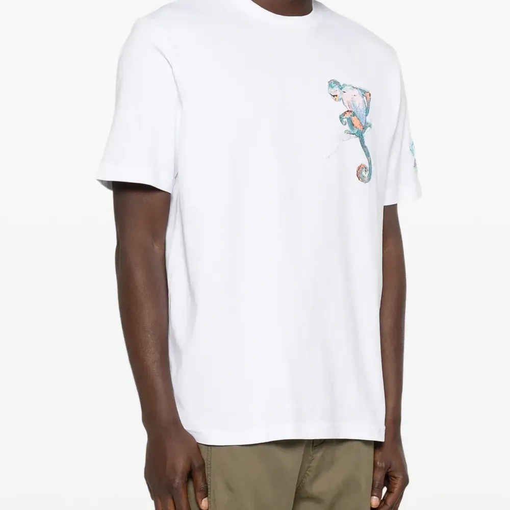 Футболка с вышивкой "обезьяна"