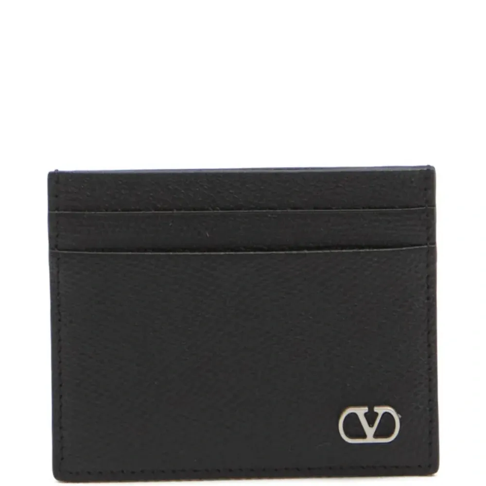 Картхолдер из молотковой кожи с логотипом Vlogo