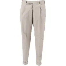 Брюки с клапанами и складками