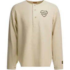 Джемпер с длинными рукавами и пуговицами