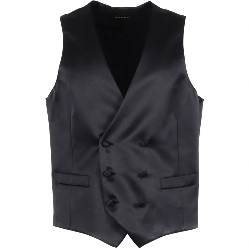 Двубортный жилет