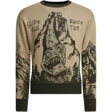 Графичный вязаный свитер