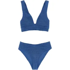 Бикини с эффектом жатки и V-образным вырезом "Ангел"