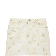 Мини-юбка с цветочным принтом