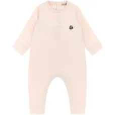 Комбинезон с вышитым логотипом