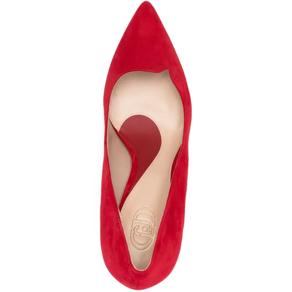 Кожаные туфли-лодочки с заострённым носком