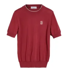 Трикотажная футболка с логотипом