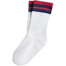 Рифленые полосатые носки