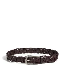 Плетёный кожаный ремень