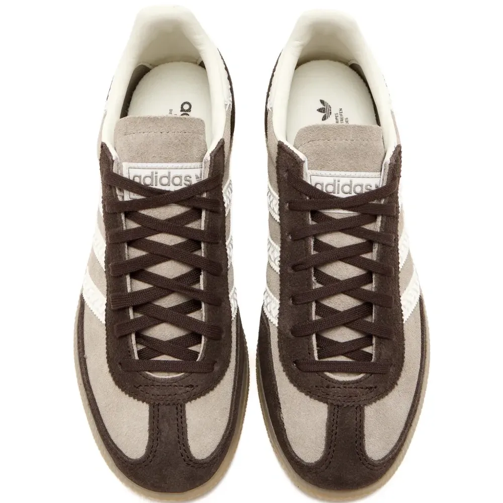 Замшевые кроссовки Handball Spezial в полоску