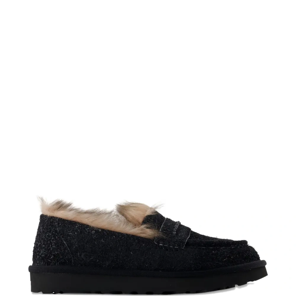 Лоферы Ellis с отделкой из меха