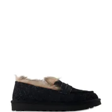 Лоферы Ellis с отделкой из меха