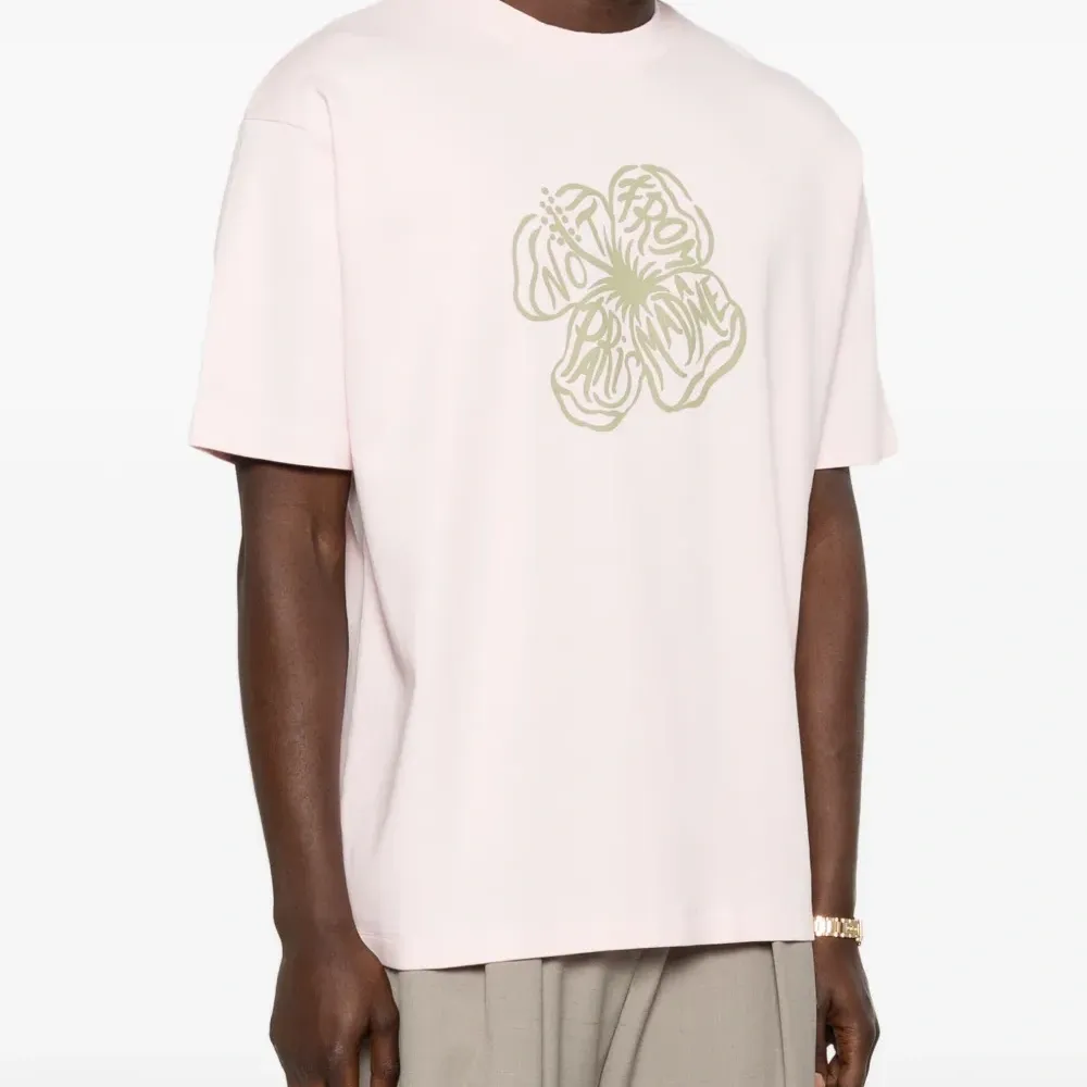 Футболка с цветочным принтом