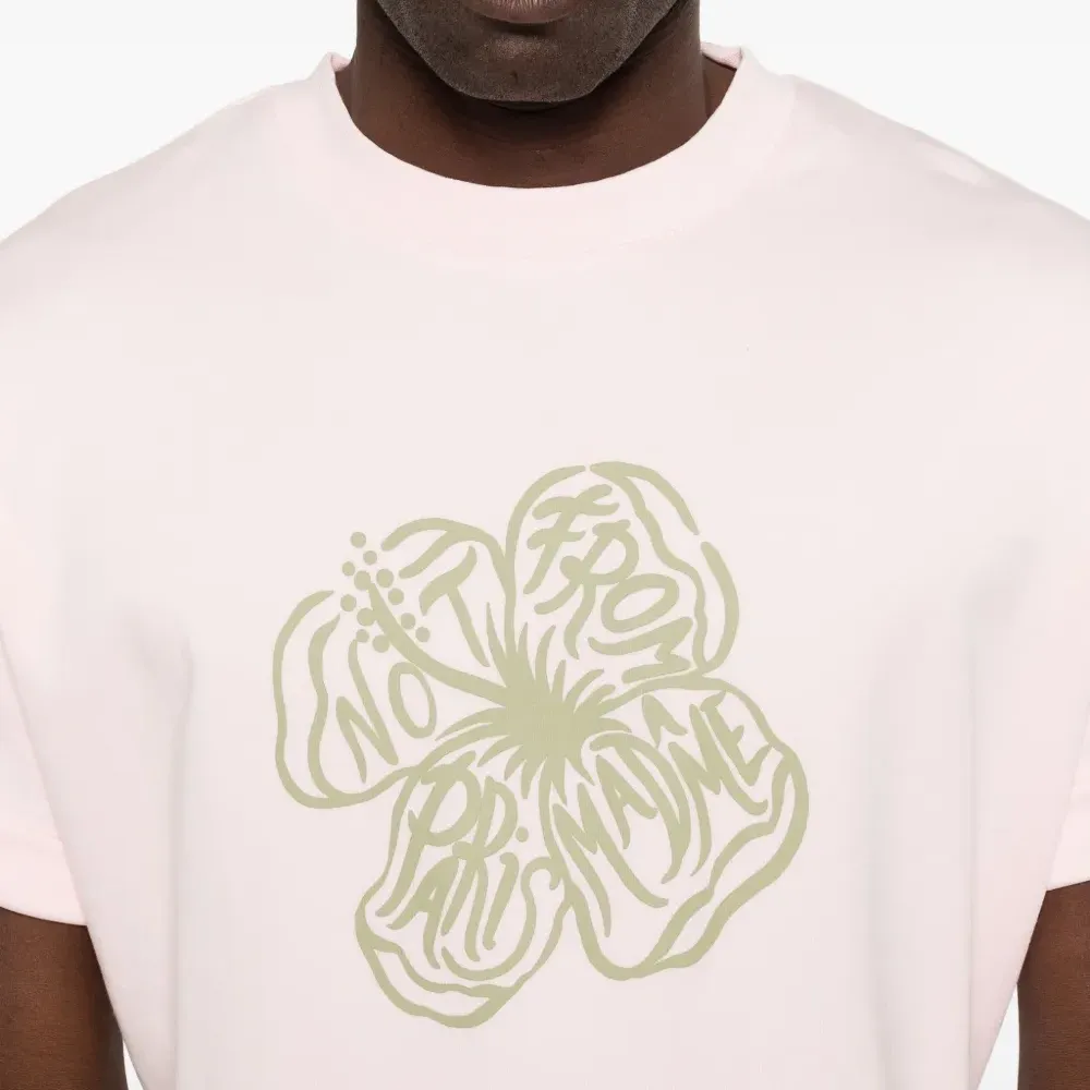 Футболка с цветочным принтом