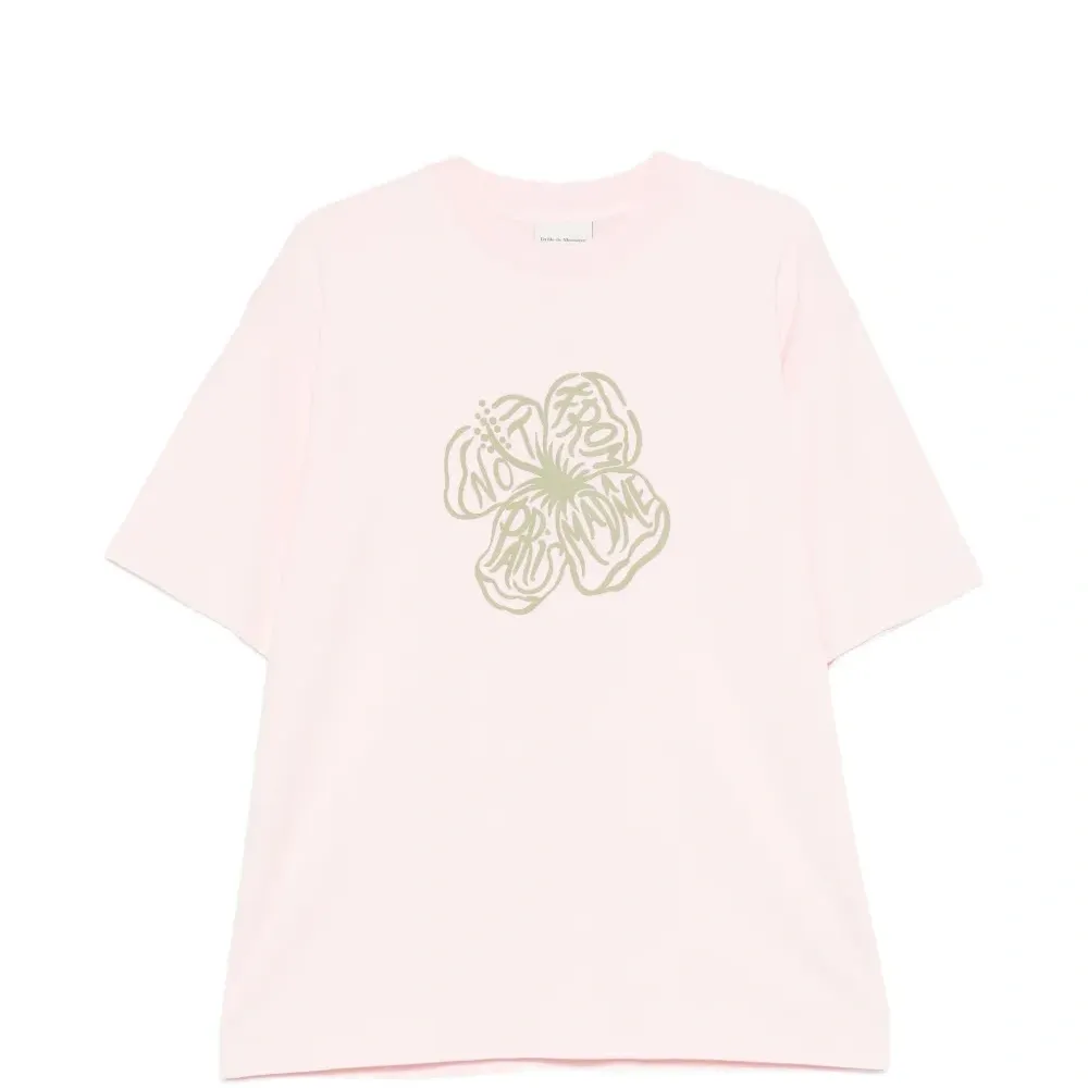 Футболка с цветочным принтом