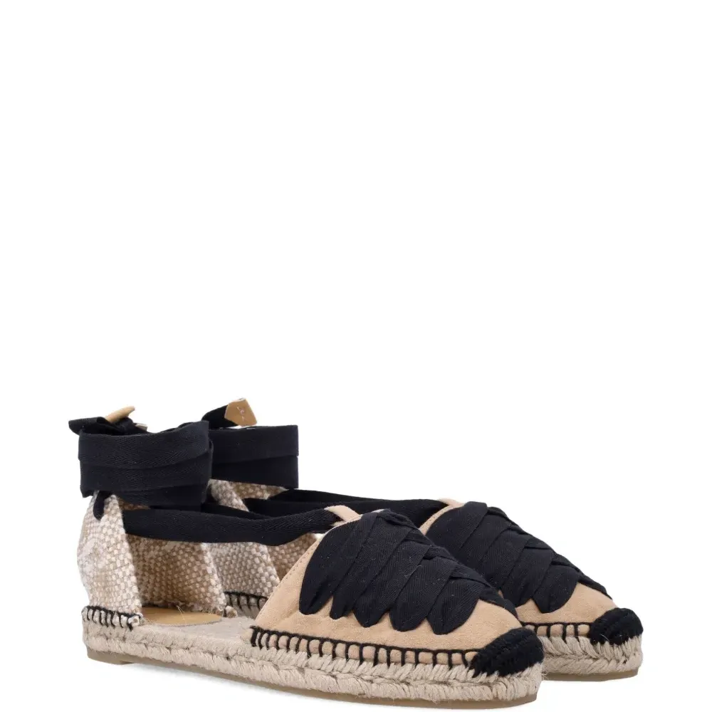 Эспадрильи Kiva с лентами-завязками на щиколотке