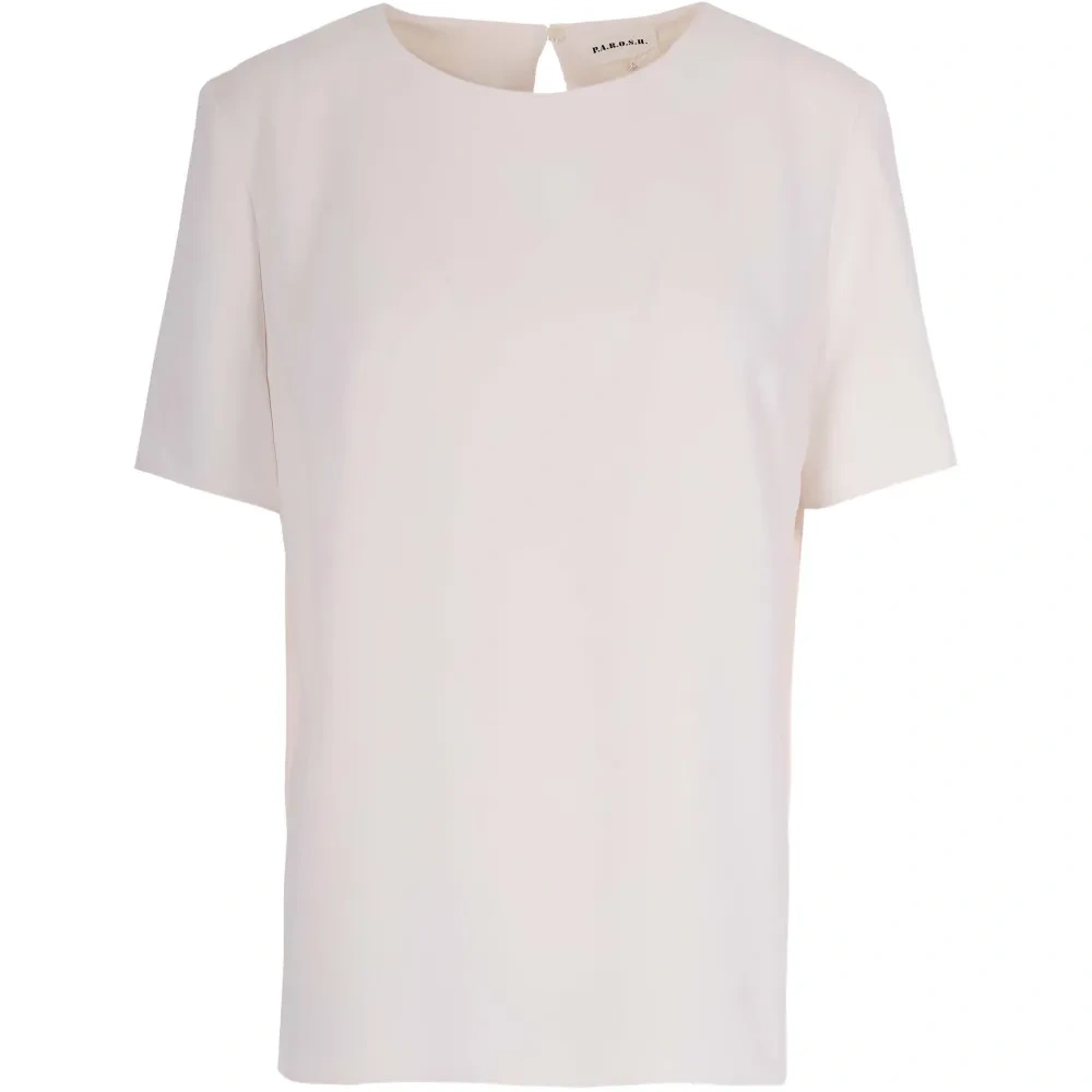 Базовая блузка из кадди с разрезом сзади