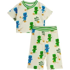 Костюм с принтом планет (или комплект с принтом планет)