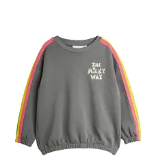 Свитшот с полосатыми деталями