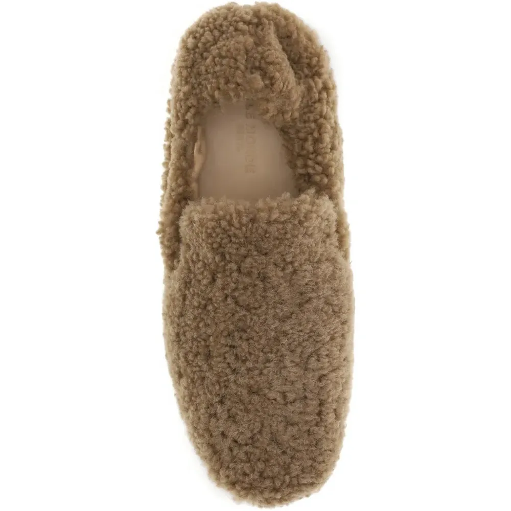 Лоферы из овчины