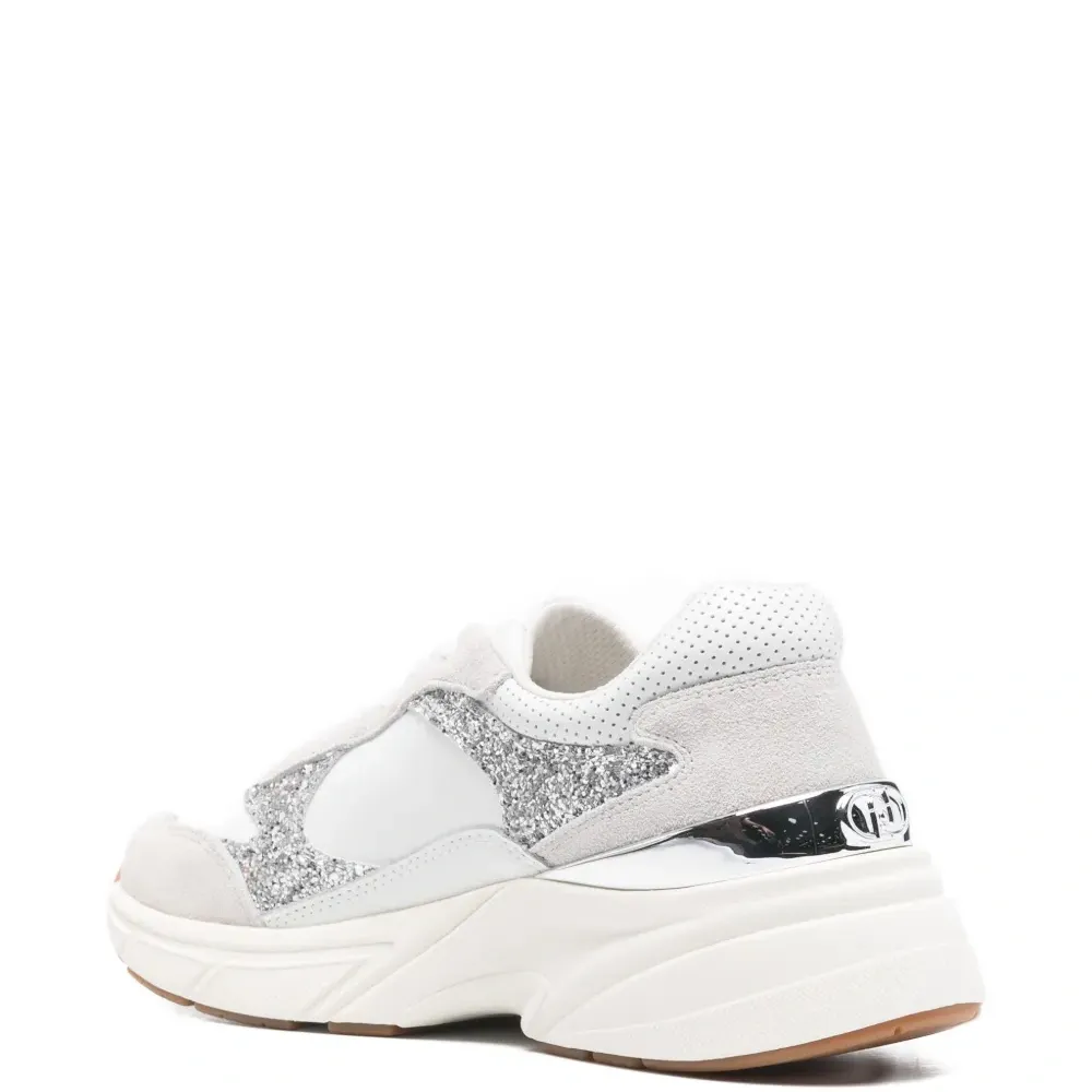 Кроссовки LJ01 с блестящей нашивкой-логотипом