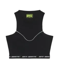 Кроп-топ с логотипной лентой