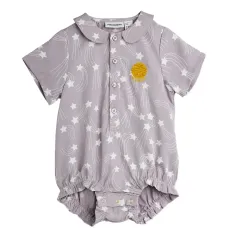 Комбинезон с застежкой на пуговицы и звездным принтом