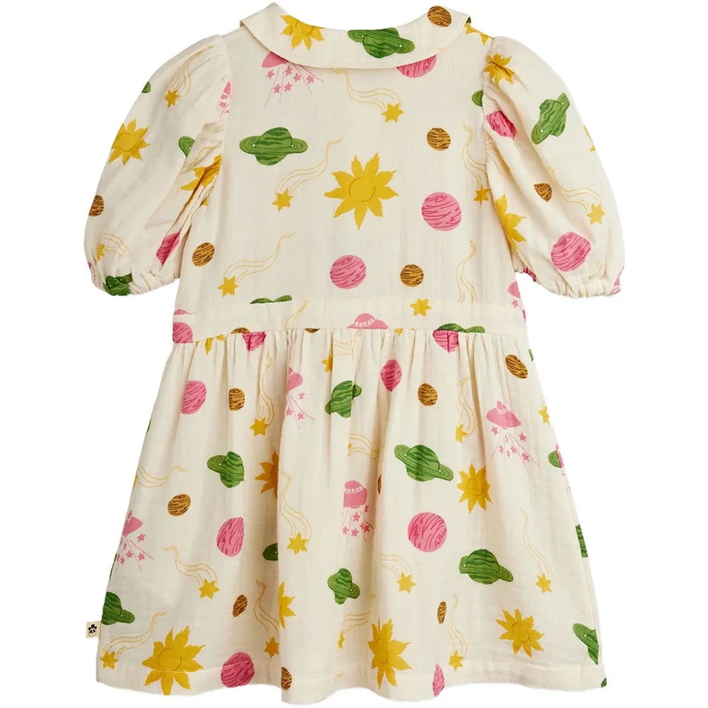 Платье с принтом планет