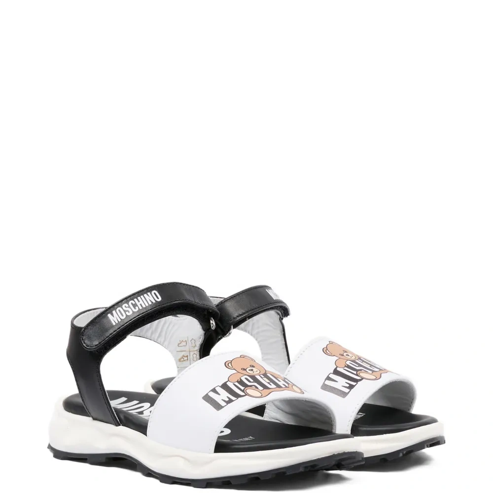 Сандалии с нашивкой в виде медвежонка