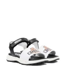 Сандалии с нашивкой в виде медвежонка Сандалии с нашивкой в виде медвежонка