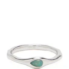 Кольцо с опалом в оправе