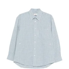 Рубашка в клетку на пуговицах