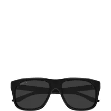 Солнцезащитные очки с прямоугольной оправой и логотипом