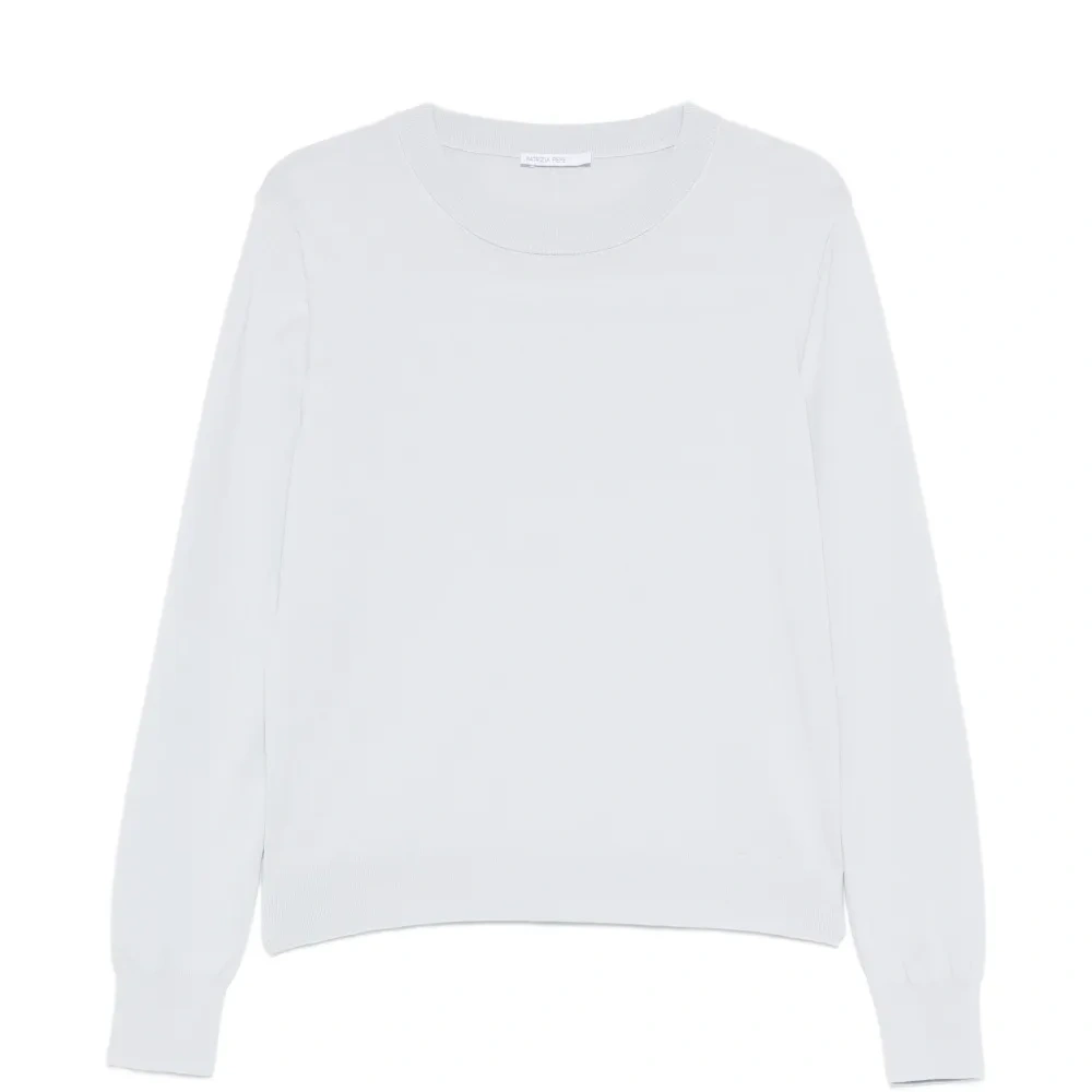 Свитер с круглым вырезом