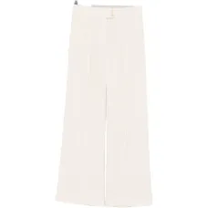 Брюки с пуговицами и складками