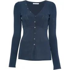 Кардиган с V-образным вырезом