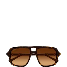 Солнечные очки квадратной формы с деталями в виде конской упряжи