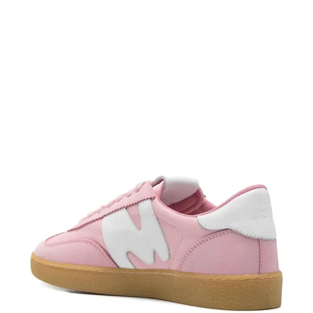 Кроссовки из телячьей кожи с логотипом