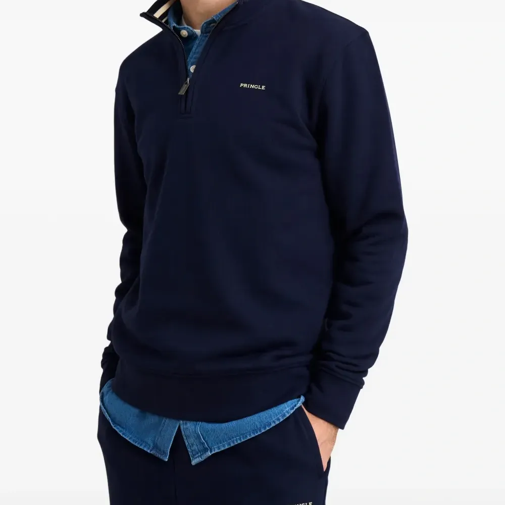 Спортивный свитшот с молнией до середины