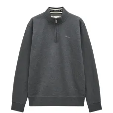 Спортивный свитшот с молнией до середины