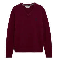 Свитер с V-образным вырезом