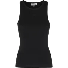 Трикотажный топ с вышитым логотипом Трикотажный топ с вышитым логотипом