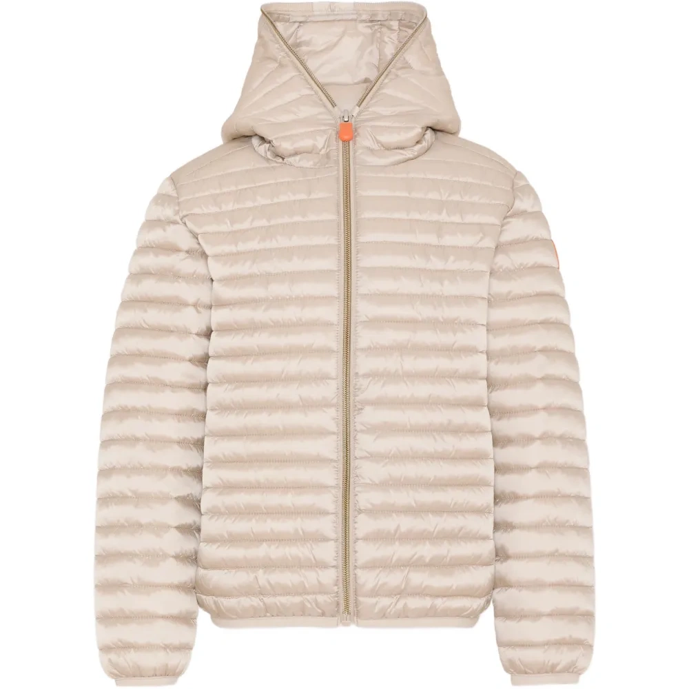 Стёганая куртка с капюшоном