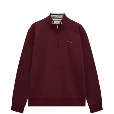 Спортивный свитшот с молнией на четверть длины